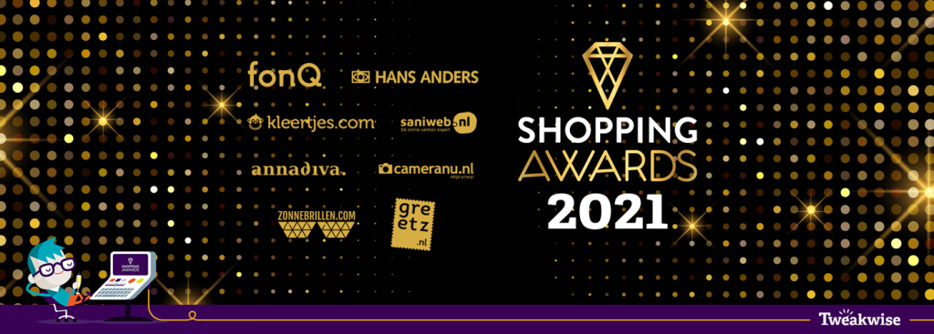 Onze klanten zijn grote winnaars op de Shopping Awards 2021 - Tweakwise