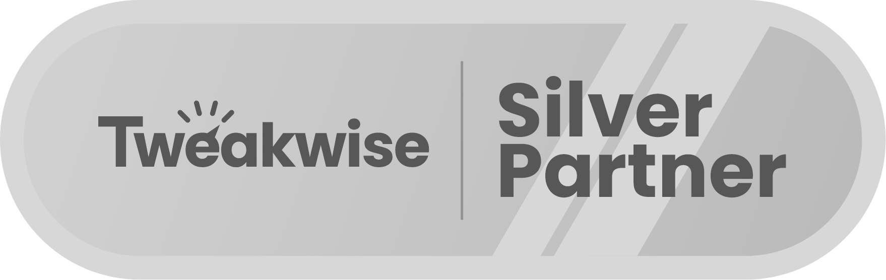 Tweakwise Partner Badge - Silver